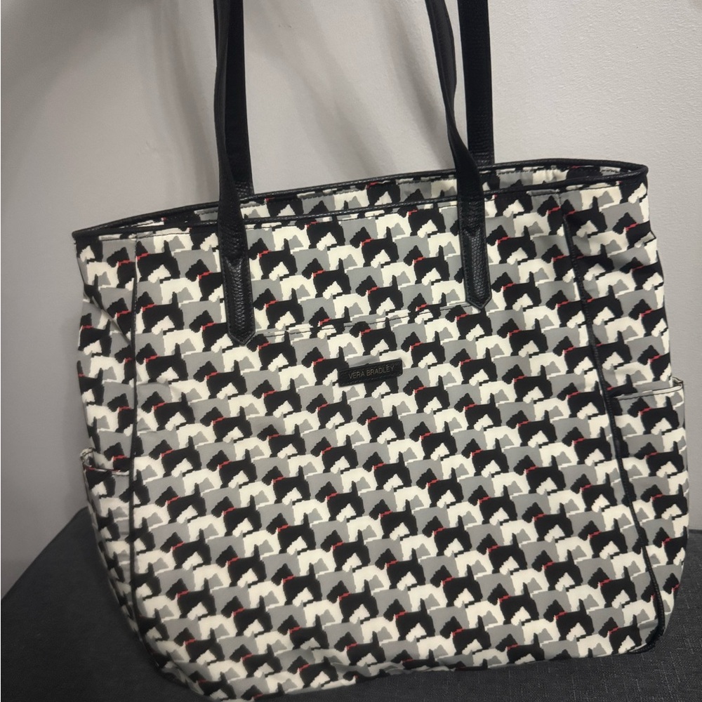 Vera Bradley Black and White Patterned Tote